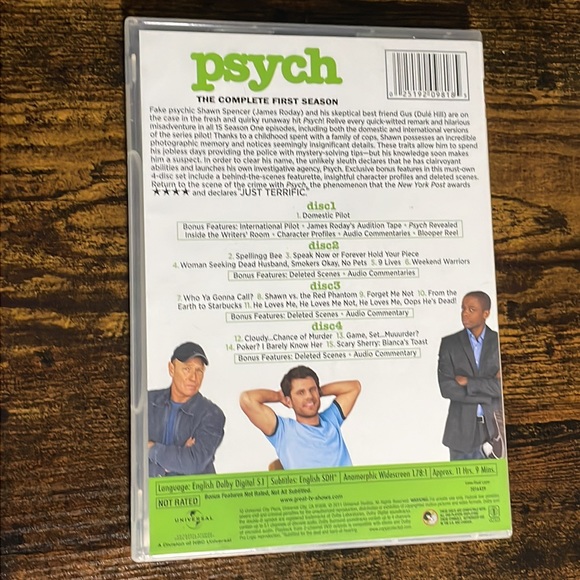 Psych 1st & 2nd Dvd Seasons - Picture 2 of 4